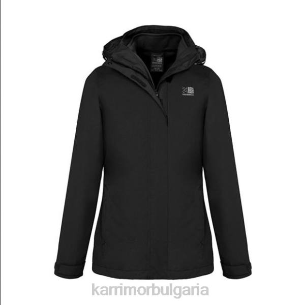 облекло Karrimor Яке 3 в 1 weathertite черен Жени P8DX194