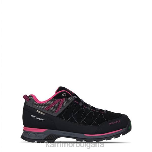 обувки Karrimor Hot Rock ниски обувки за ходене черно/розово Жени P8DX102