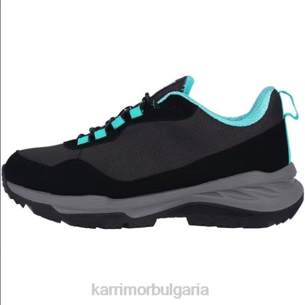 обувки Karrimor верди ниски обувки за прохождане въглен/синьозелен Жени P8DX92
