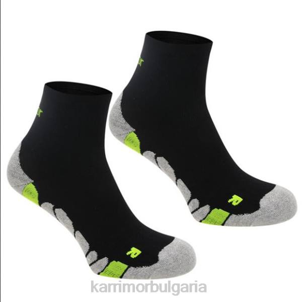 облекло Karrimor дри 2 пакета чорапи черно/флуо младши P8DX43