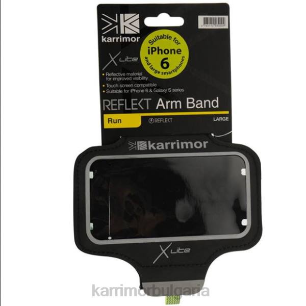 аксесоари Karrimor x lite отразяваща лента за ръка черен унисекс P8DX13